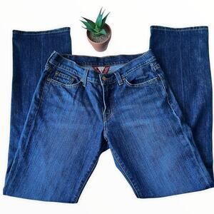 Lucky Brand Classic Rider Bootcut Jeans Womens Size 4 Medium Wash Made in USA
